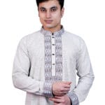 লাইট অ্যাশ কালার শেনিল পাঞ্জাবী 
 কোডঃ ১০৩